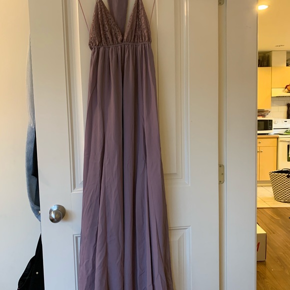 Purple Maxi Dress - Picture 2 of 3
